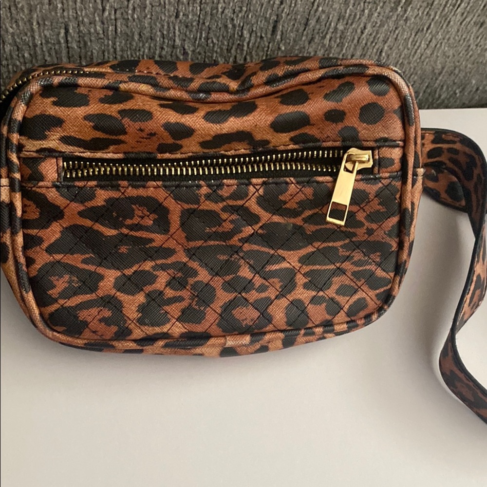 Leopard Print Crossbody Bag